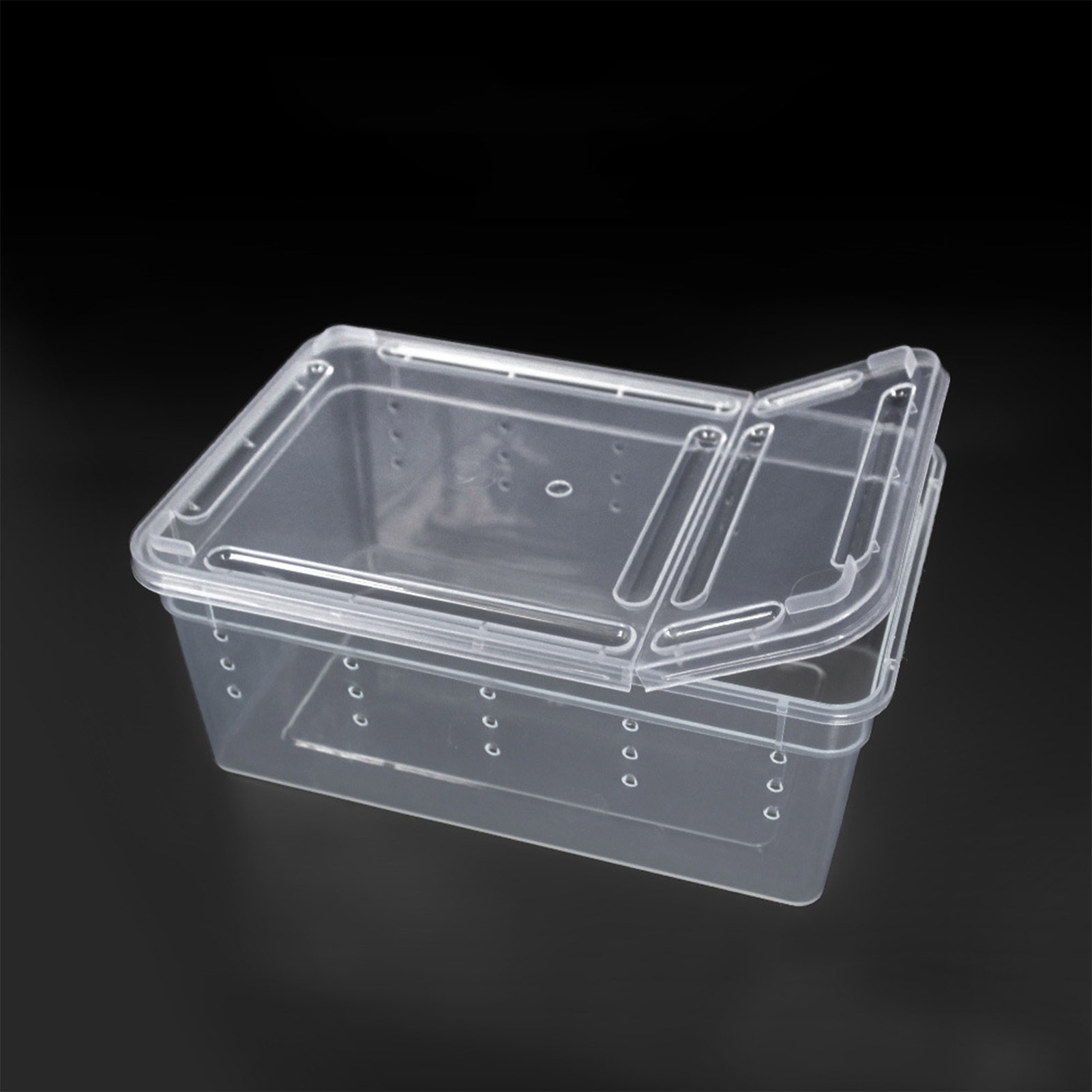 Title 2, Reptiles Feeding Box Containers for Spiders Liz...