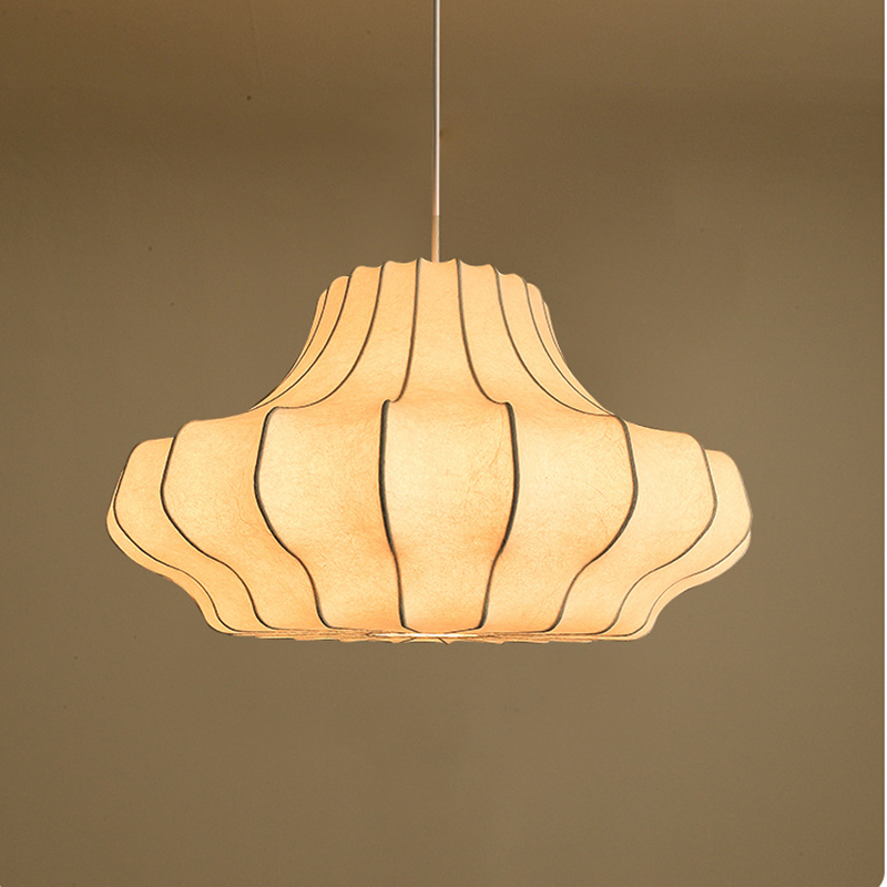 French Designer Silk Multiple Styles Pendant Lamp for Dining Room Kitchen Island Suspension Hanglamp LED Lighting House Fixture