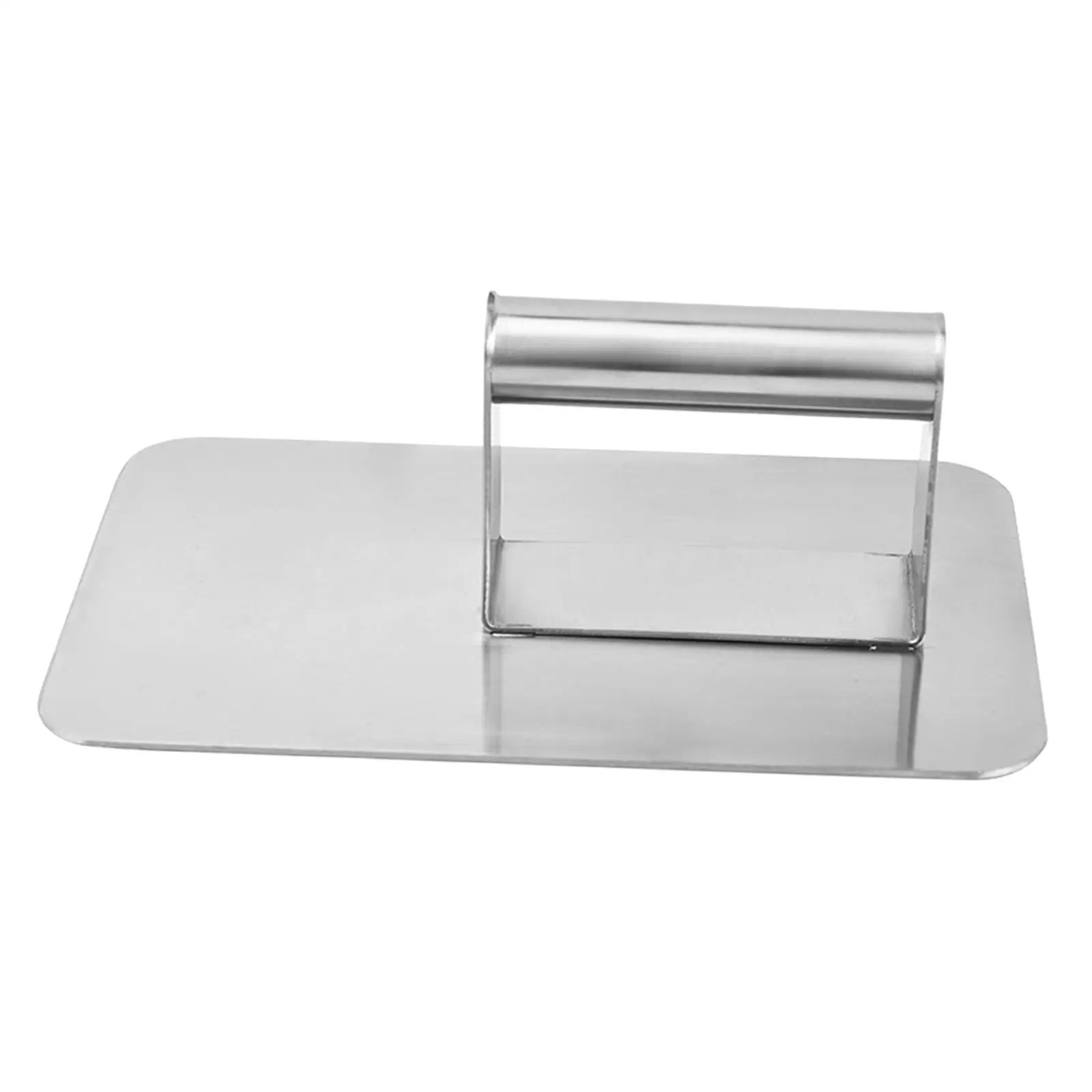 Stainless Steel Burger Press Rectangle Nonstick Flat Bottom Steak Press Grill Press for Steak Making Cooking Grilling Tool Grill
