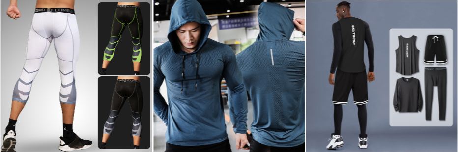 Dry Fit Men's Training Sportswear Set Gym Fitness Compression Sport Suit Jogging Tight Sports Wear Clothes 4XL5XL Oversized Male