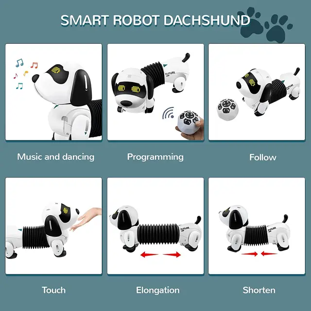 リモコンロボット犬の子犬のためのインタラクティブな電子ロボット,音声付きのプログラム可能な電子ペット