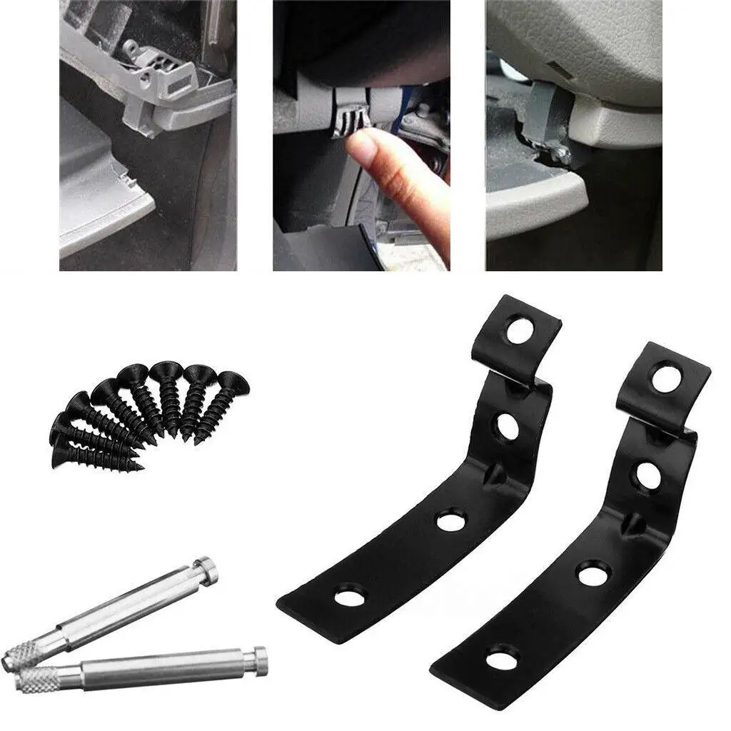 Glove Box Lid Hinges Snapped Repair Fix Kit Bracket for A4 S4 B6 B7