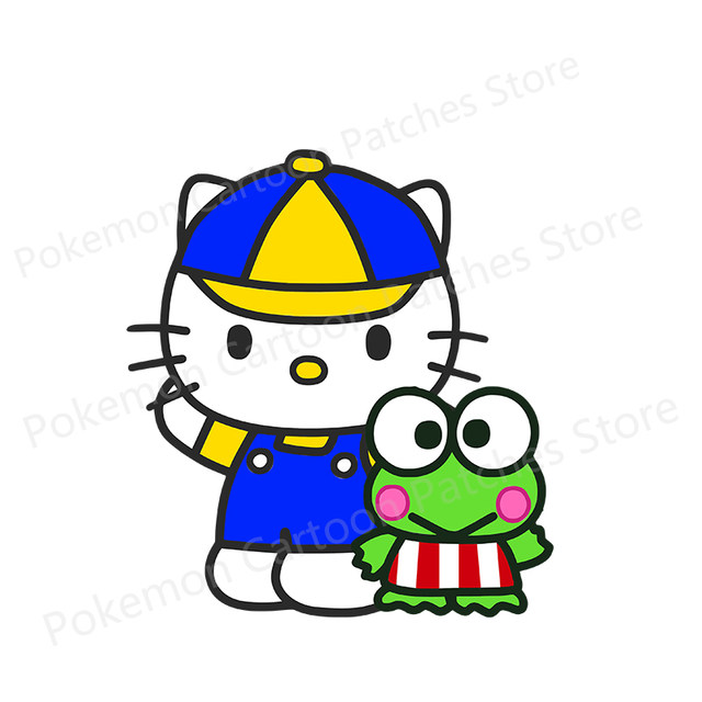 Hello Kitty Action Figures | Sanrio Clothing Sticker | Anime