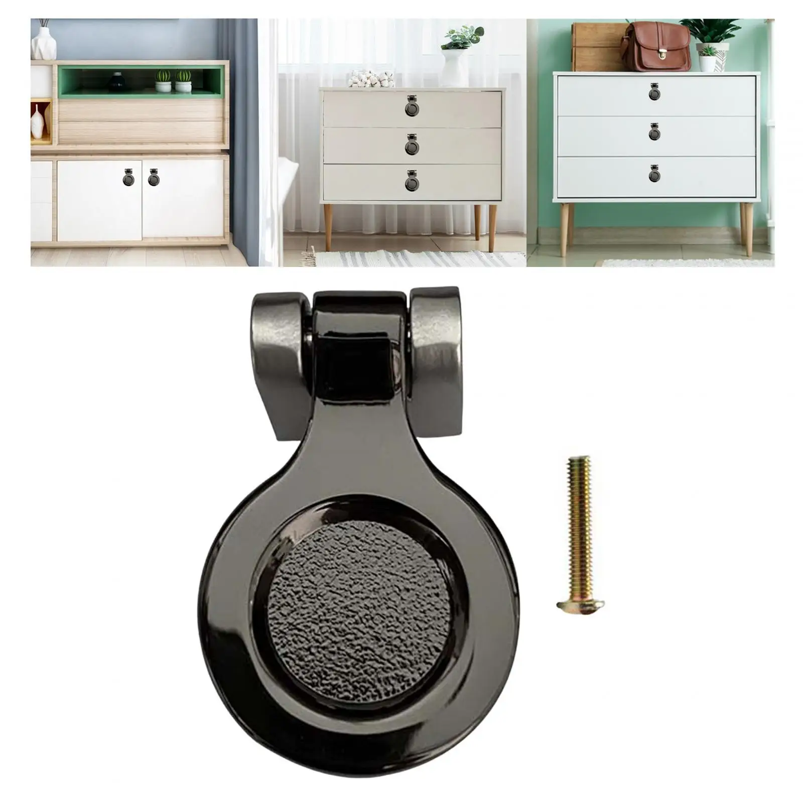 Metal Cabinet Knobs Pull Handle Wooden Box NightStand Door Decorative Pulls