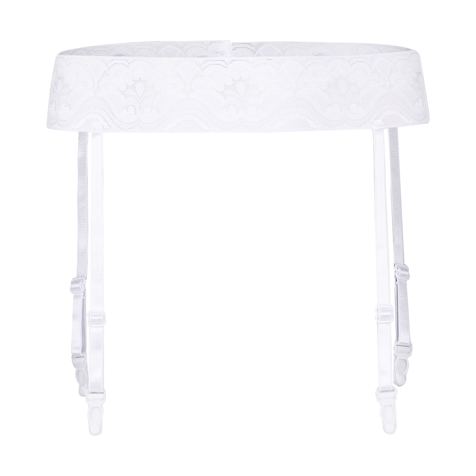 Description Picture 2 of itemMens Lace Garters Sissy Crossdressing Costume Accessories Adjustable Garter Belt Suspenders with Clips for Thigh-Highs Stockings