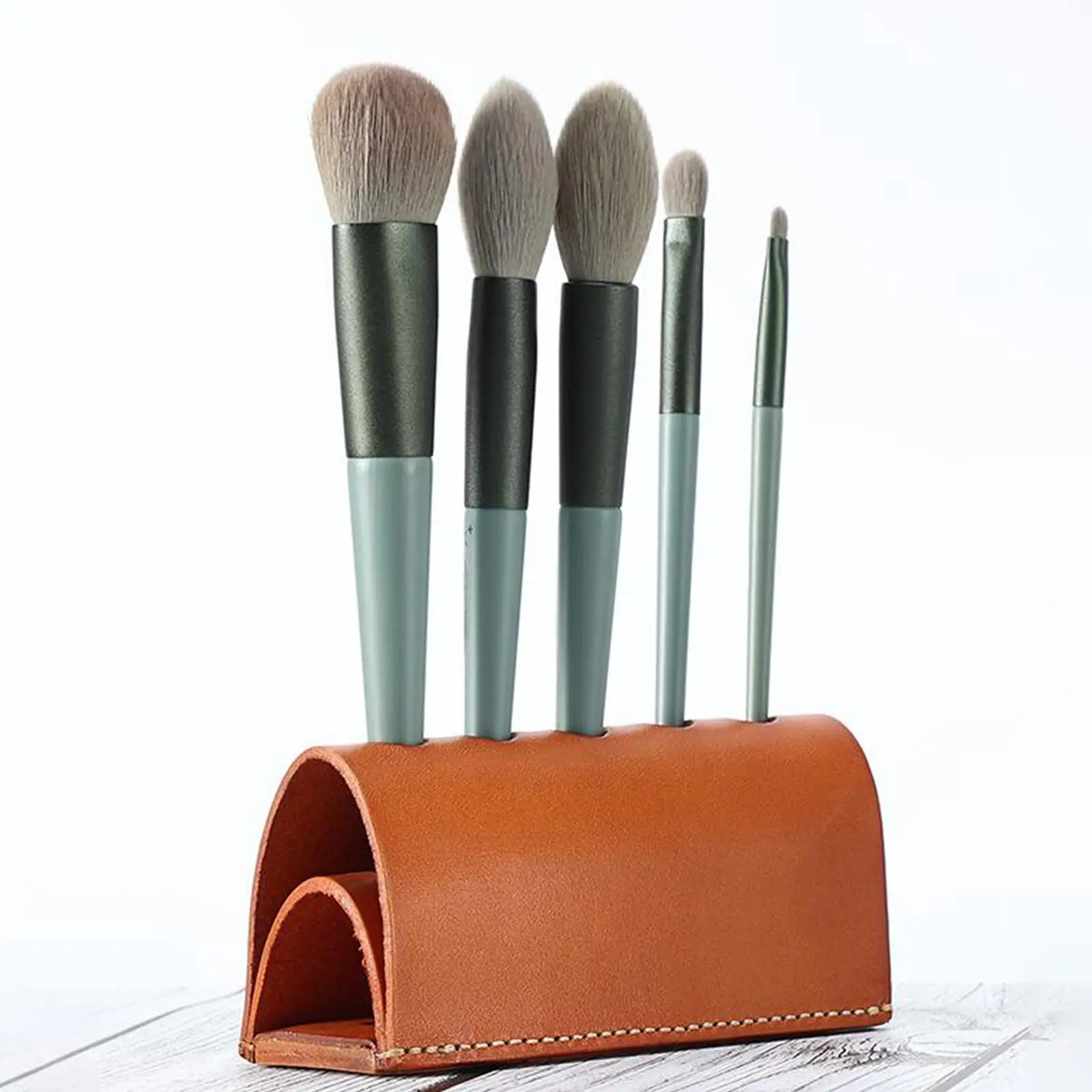 Makeup Brush Holder Makeup Brush Storage Box Multifunctional Pen Holder Cosmetics Brushes Storage for Desk Desktop Vanity Office