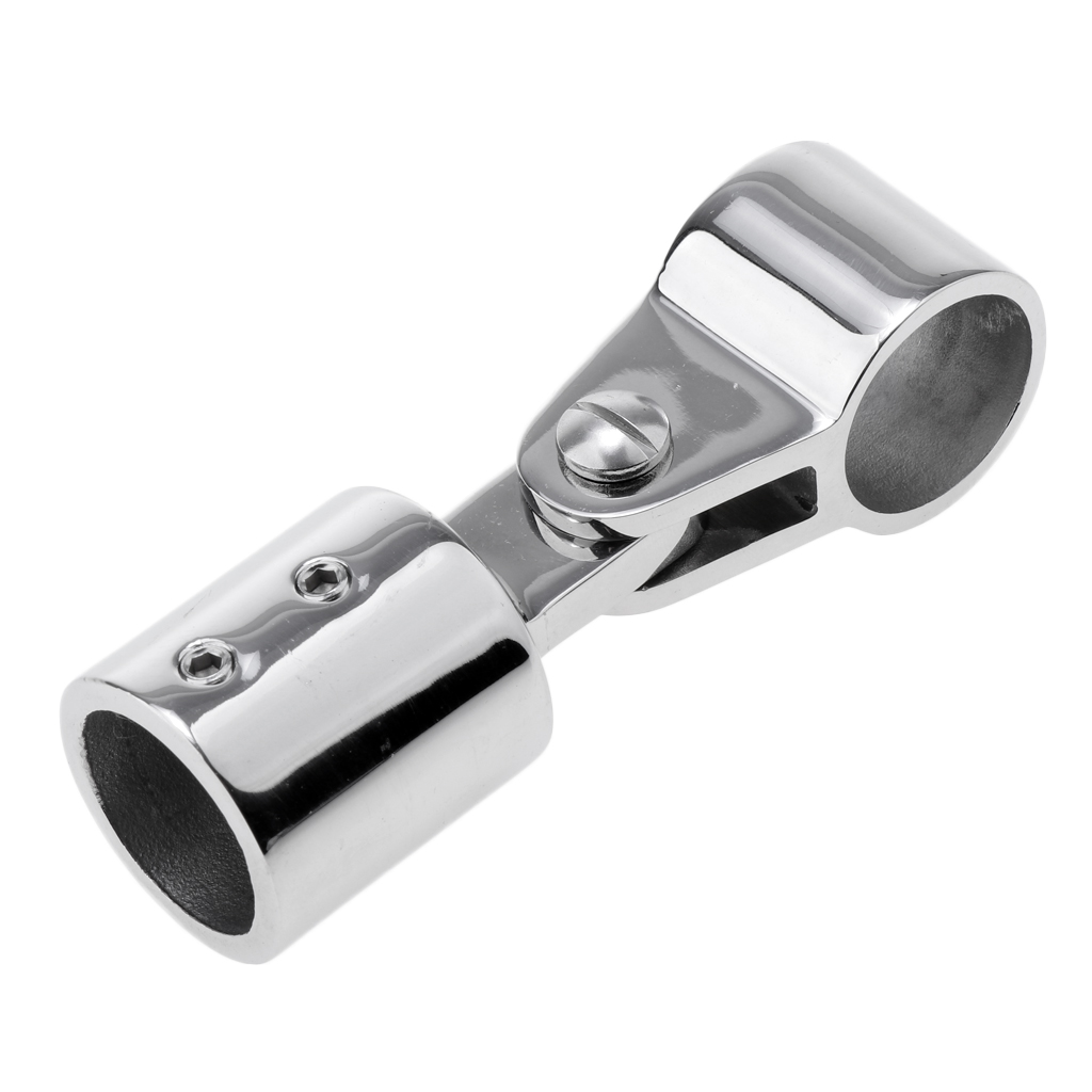 Marine Boat Awning Hand Rail Fitting 1 Inch (25mm) Elbow, 316 Stainless Steel Deck Hardware-Silver