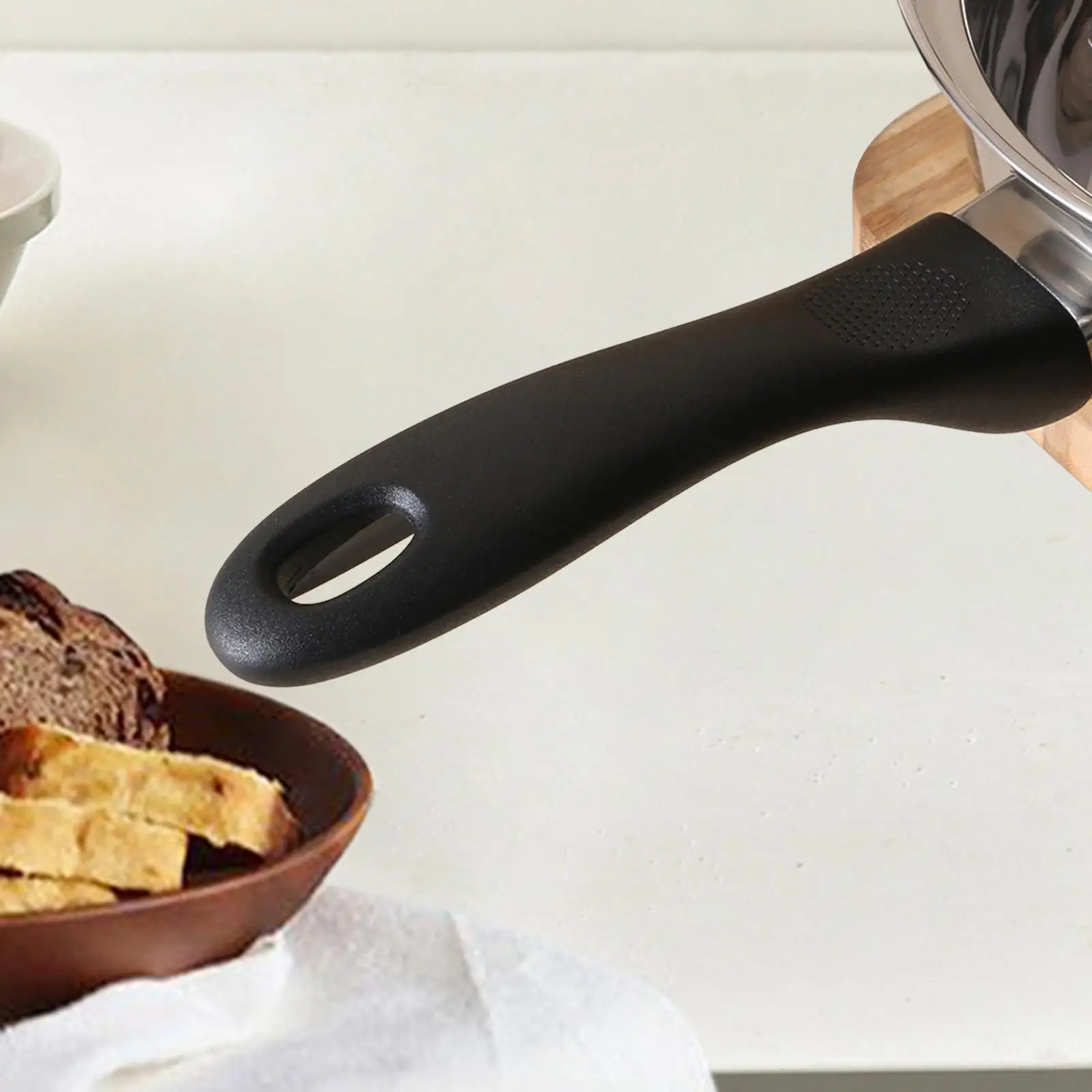Bakelite Pot Handle Portable Detachable Universal Removable Anti Scalding for Frying Pan Skillet Flanging Pan Bowls Saucepan