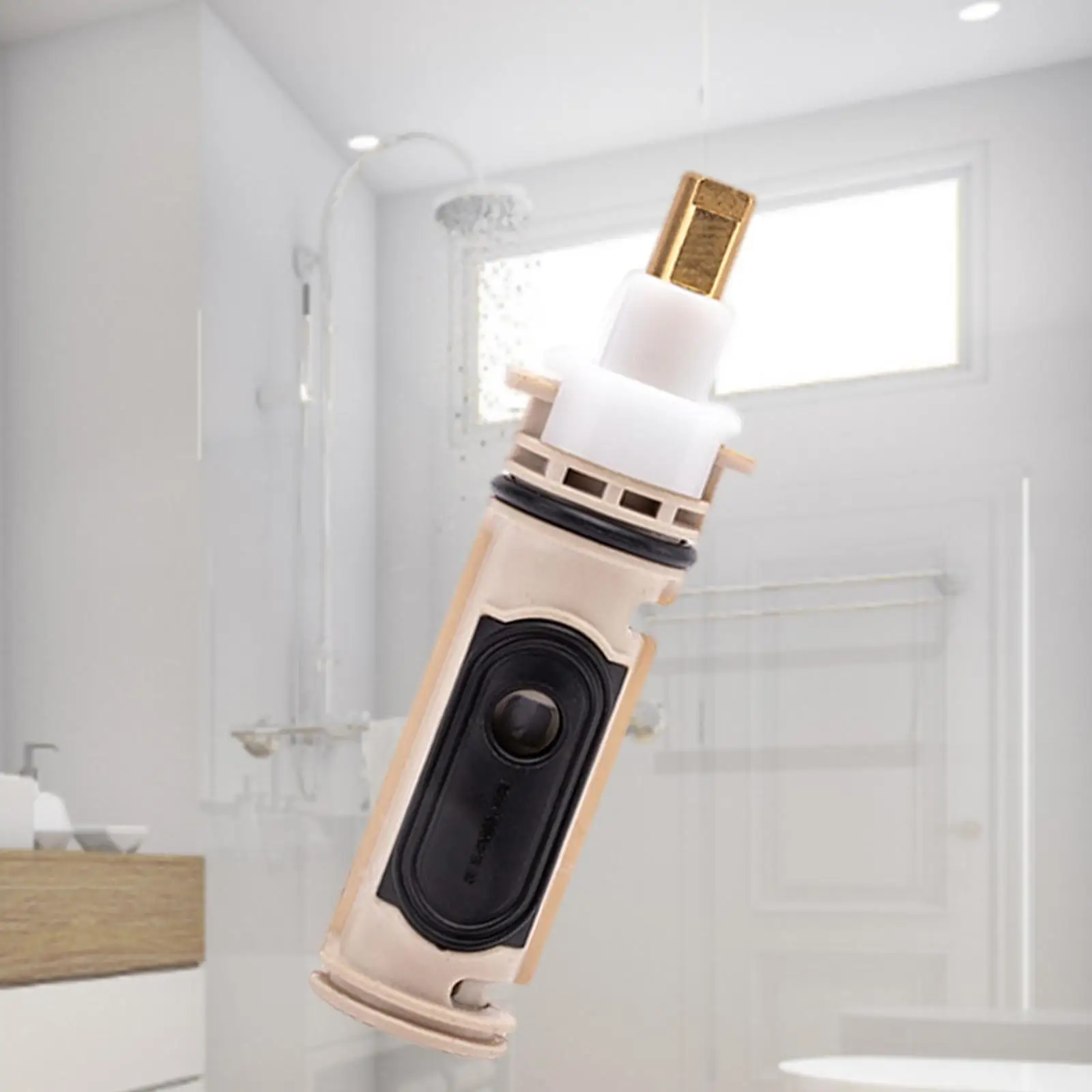 Durable Shower Cartridge Kit for One Handle Faucets Shower Universal Valve Cartridge Repair