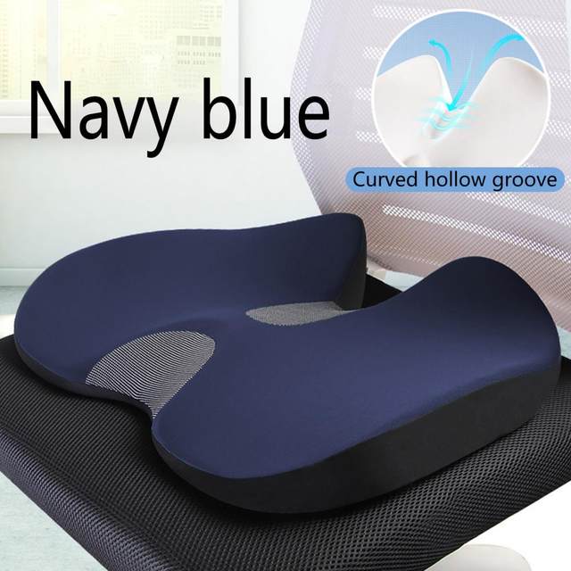 Home Car Seat Cushion Relieve Pressure Improve Posture Soft Texture Seat  Cushion for Work And Drive - AliExpress