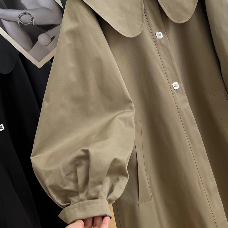 Trench feminino outono amigos estudante de moda