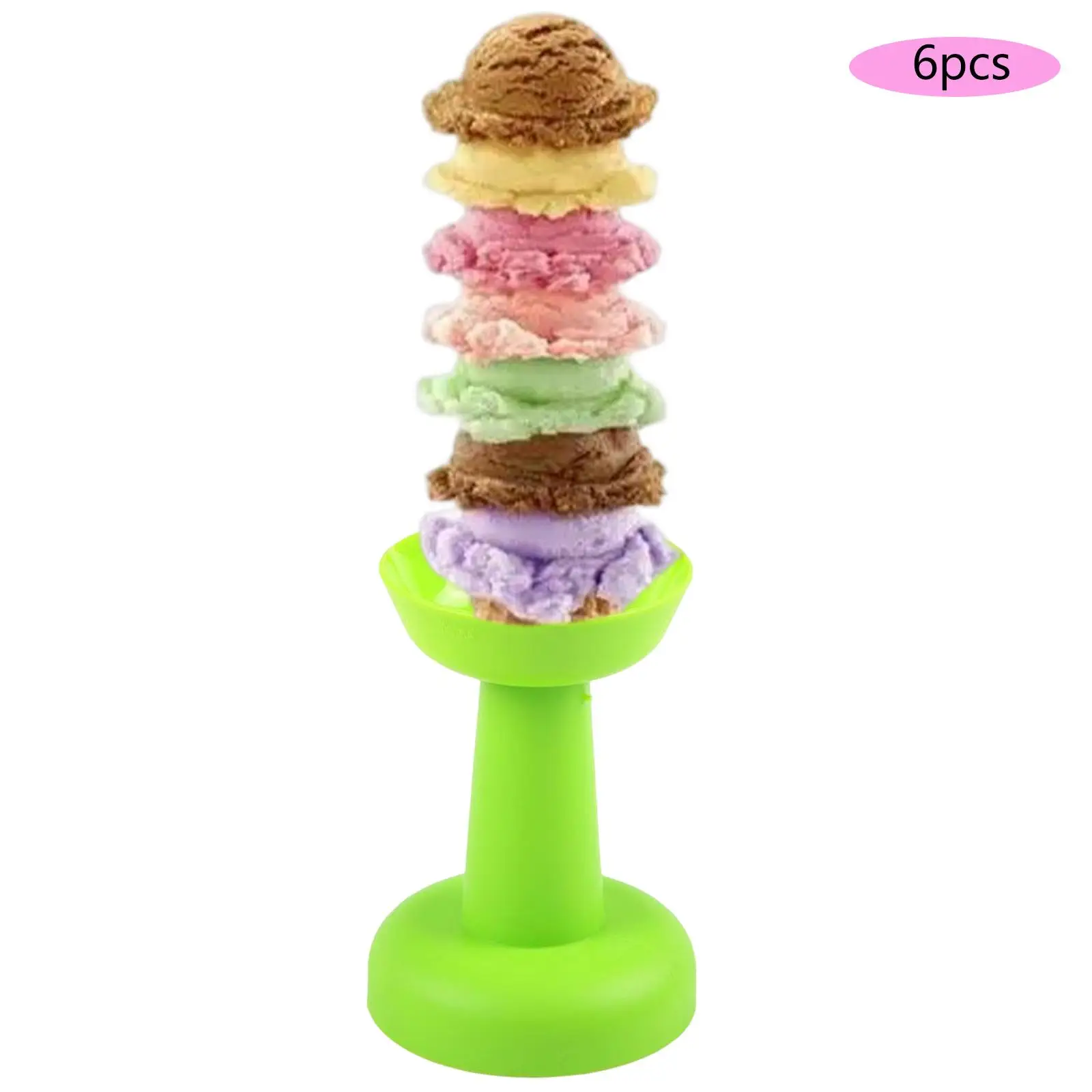 6Pcs Multipurpose Cream Holder Decorative Practical Round Reusable Dessert Cup