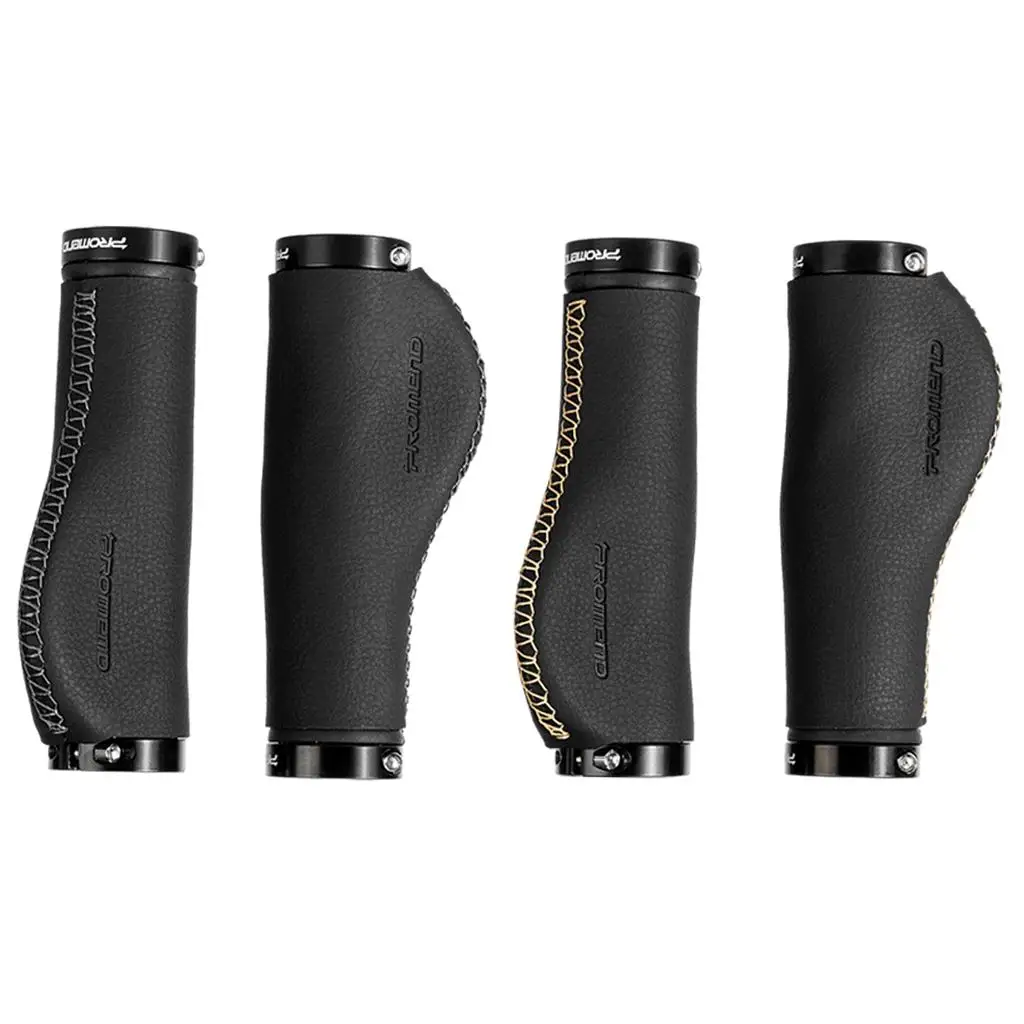 Microfiber Leather Bike Handlebar Grips, - Grips, Professional Mountain Bicycle Handlebar Locking Grips Anti-Slip