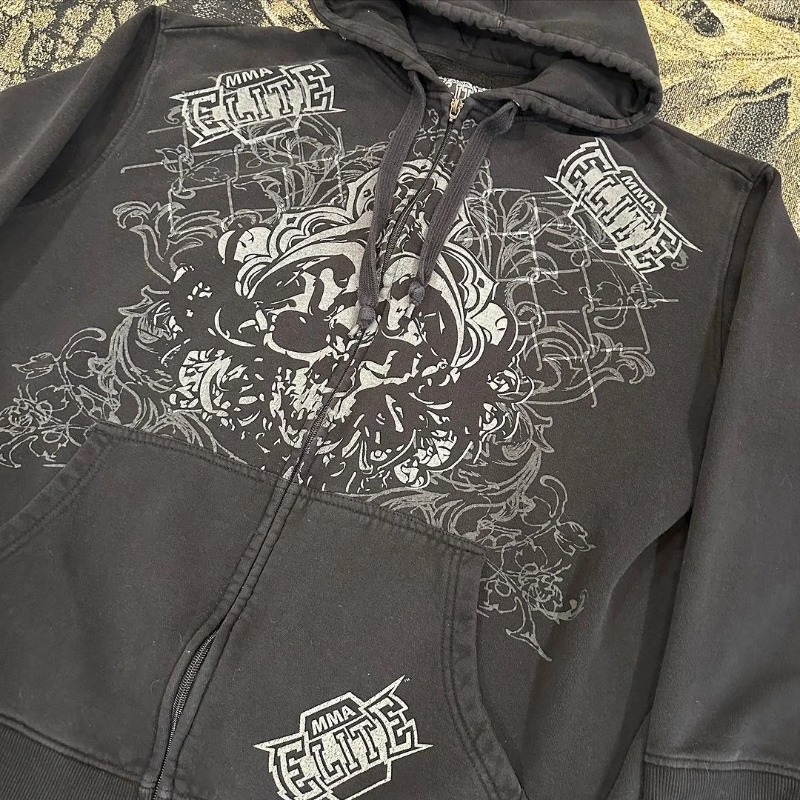 Hot Leathers Mens Sweet Demise Zipper Hoodie