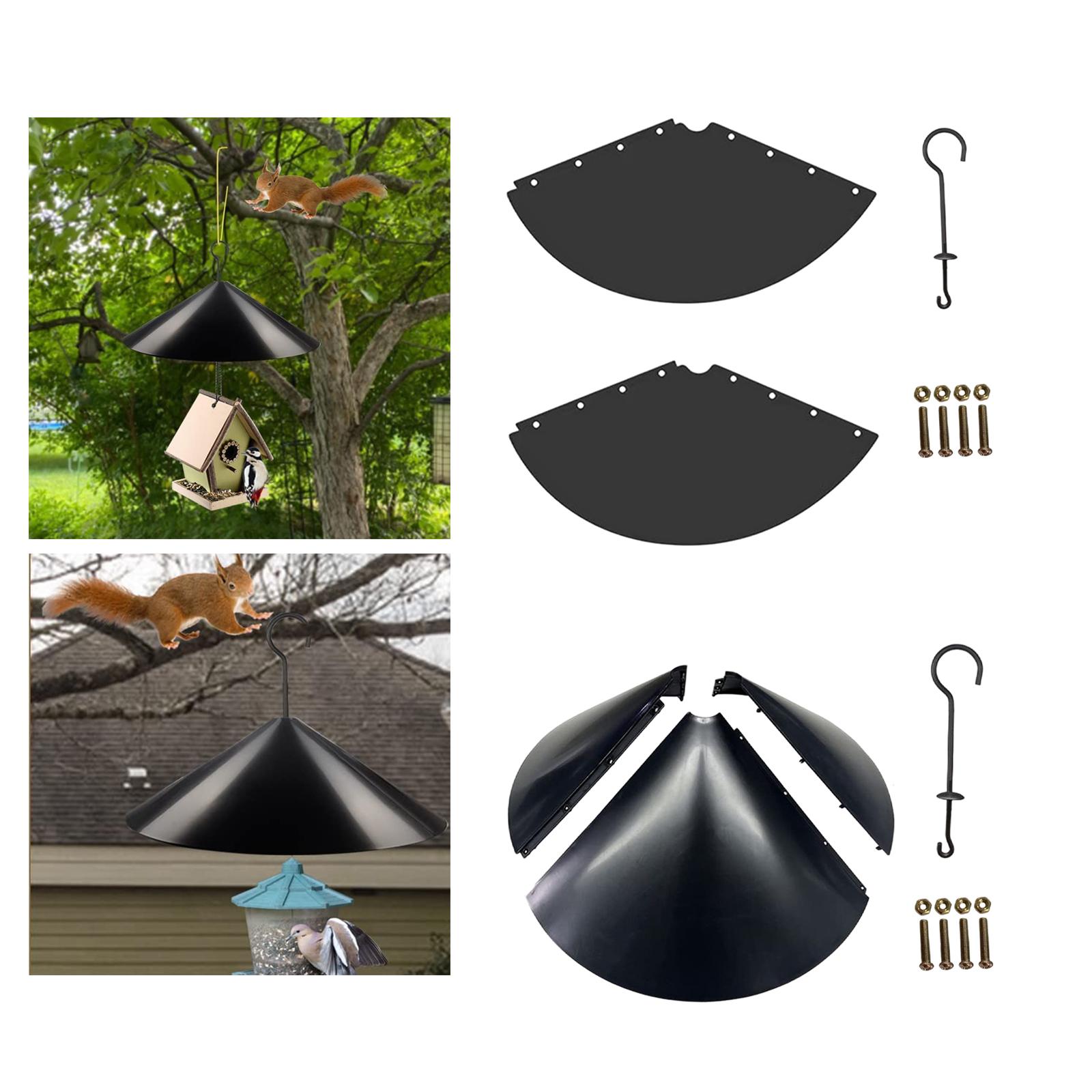 Squirrel Baffle Wrap Around Guard Baffle for Outside Bird Lovers Garden Bird Feeder