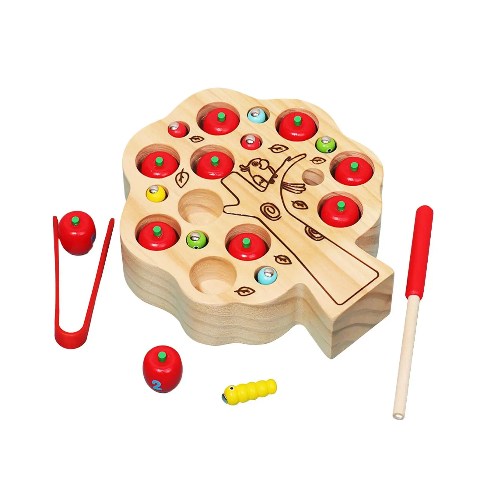 Wood Montessori Color Shape Sorting Puzzle Development Educational Toys Wooden Game Toy for Kids