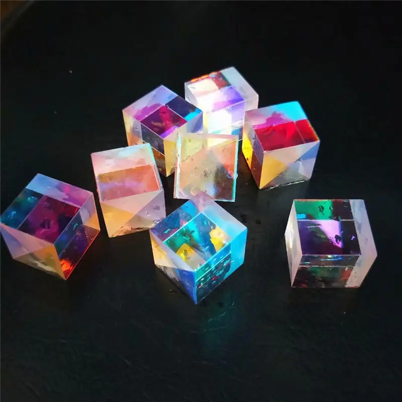 2PCS Defective Cross Dichroic Prism RGB Combiner&Splitter X-cube prism 