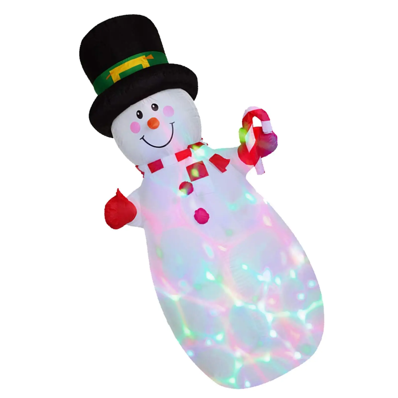 6ft Inflatable Snowman Christmas Decoration for Garden Lawn Outdoor Yard