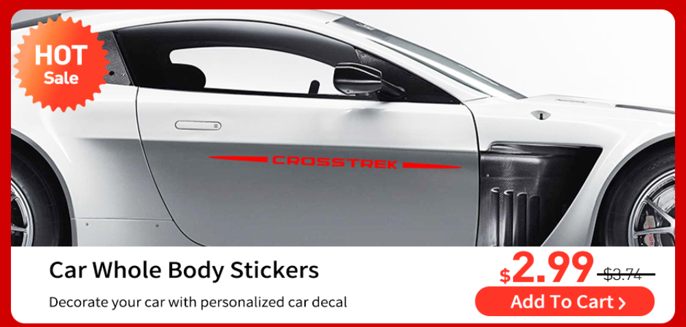 6PCS Car Brake Caliper Sticker Heat Resistant Decal For Subaru Forester WRX Levorg XV Outback Legacy Tribeca Auto Accessories