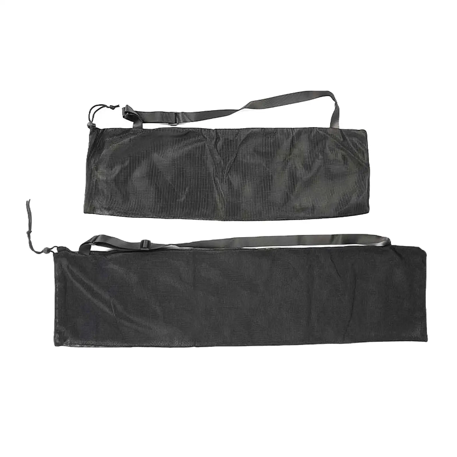 Drawstring Mesh paddle Bag Adjustable Shoulder Strap Portable paddle Storage  Kayak Boat boat paddle Carry Bag for Transport