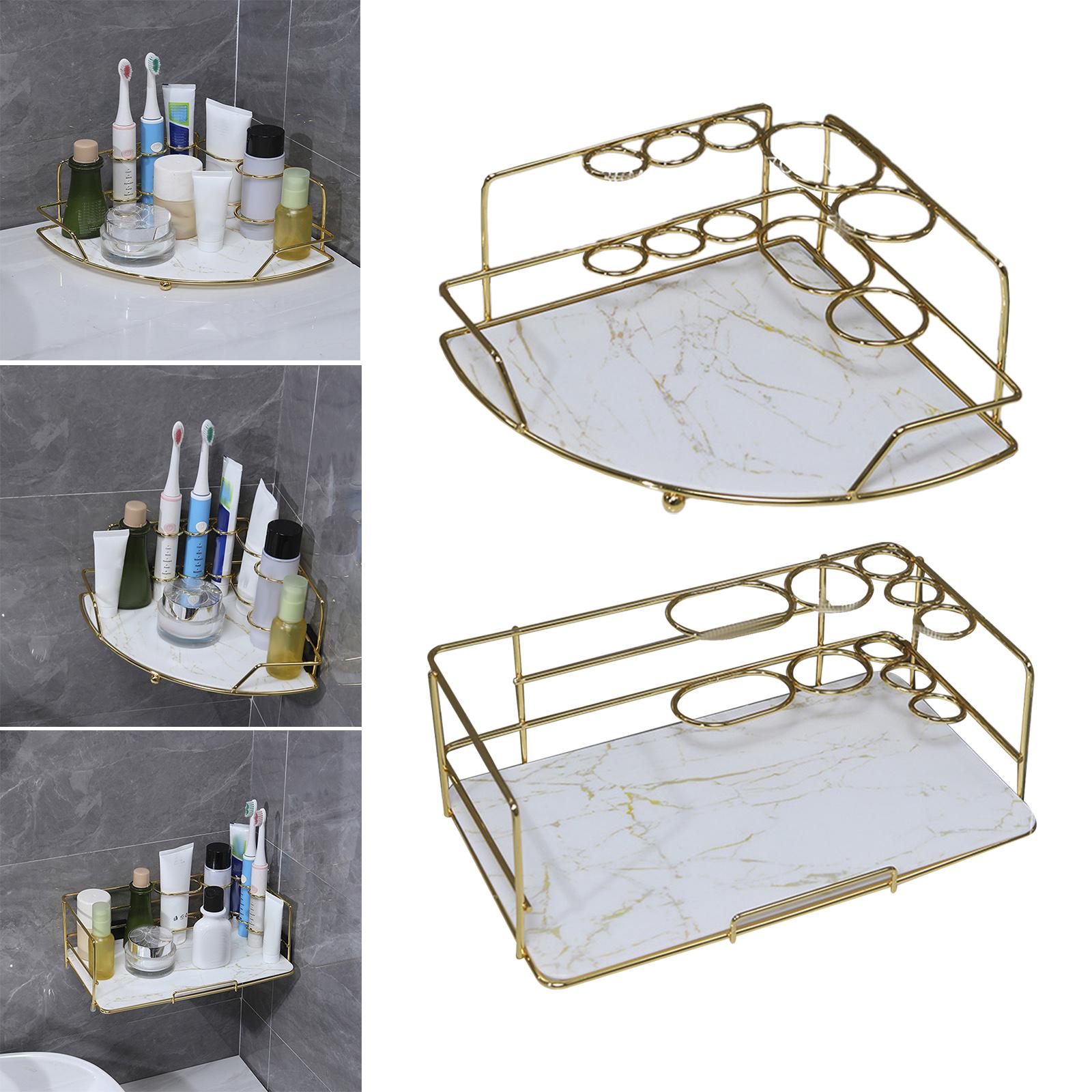 Organizer Multifunctional Large Capacity Freestanding 1 Tier Adjustable Storage Basket for Brushes