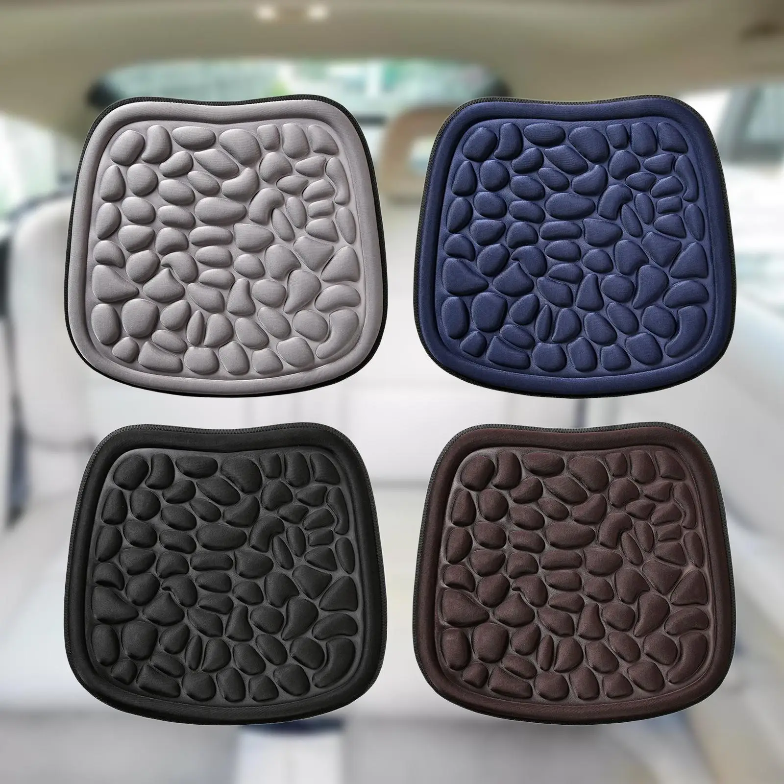 Car Seat Cushion Replaces Spare Parts Ventilation Non Slip Comfortable Auto Seat Cover Mat for Most Vehicles Truck Car SUV