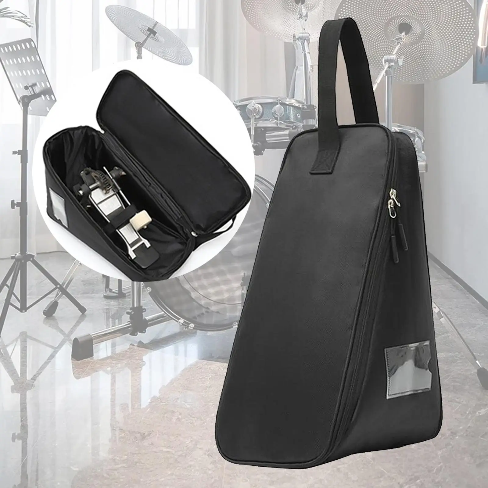 Drum Pedal Bag Portable Gig Bag Carrying Case Pedal Storage Handbag for Band Players