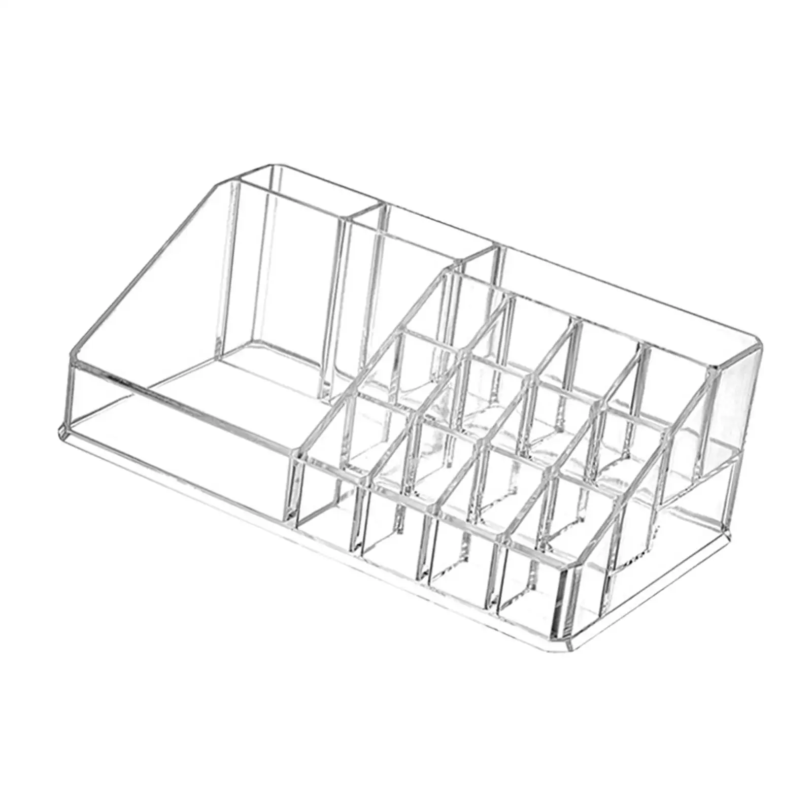 Makeup Organiser 16 Space Display Stand Transparent Cosmetic Storage Box