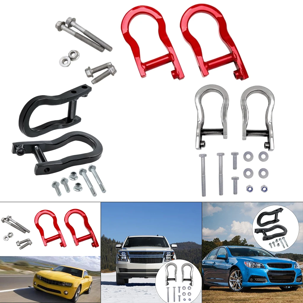 Front Tow Hook Direct Replaces, Spare Parts, Heavy Duty Accessories Shackles, 500 Easy to Install Durable Professional