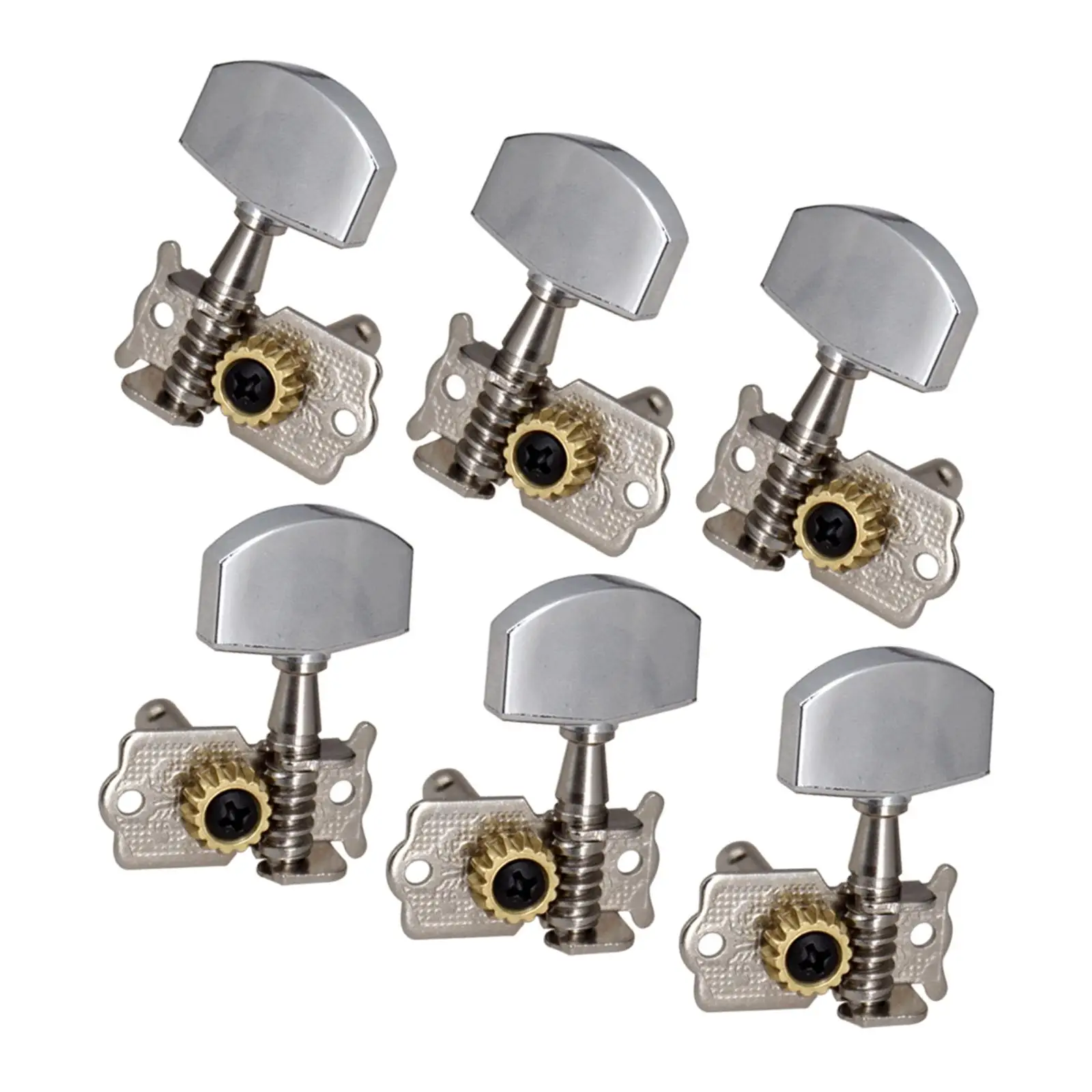 6Pcs Guitar 3L 3R Open String Button Tuning Pegs for Acoustic Guitar Accessories