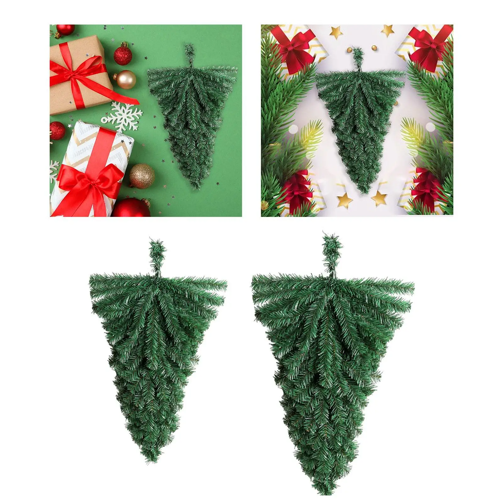 Artificial Christmas Tree Wreath Wall Hanging Garland Branches Ornament Door