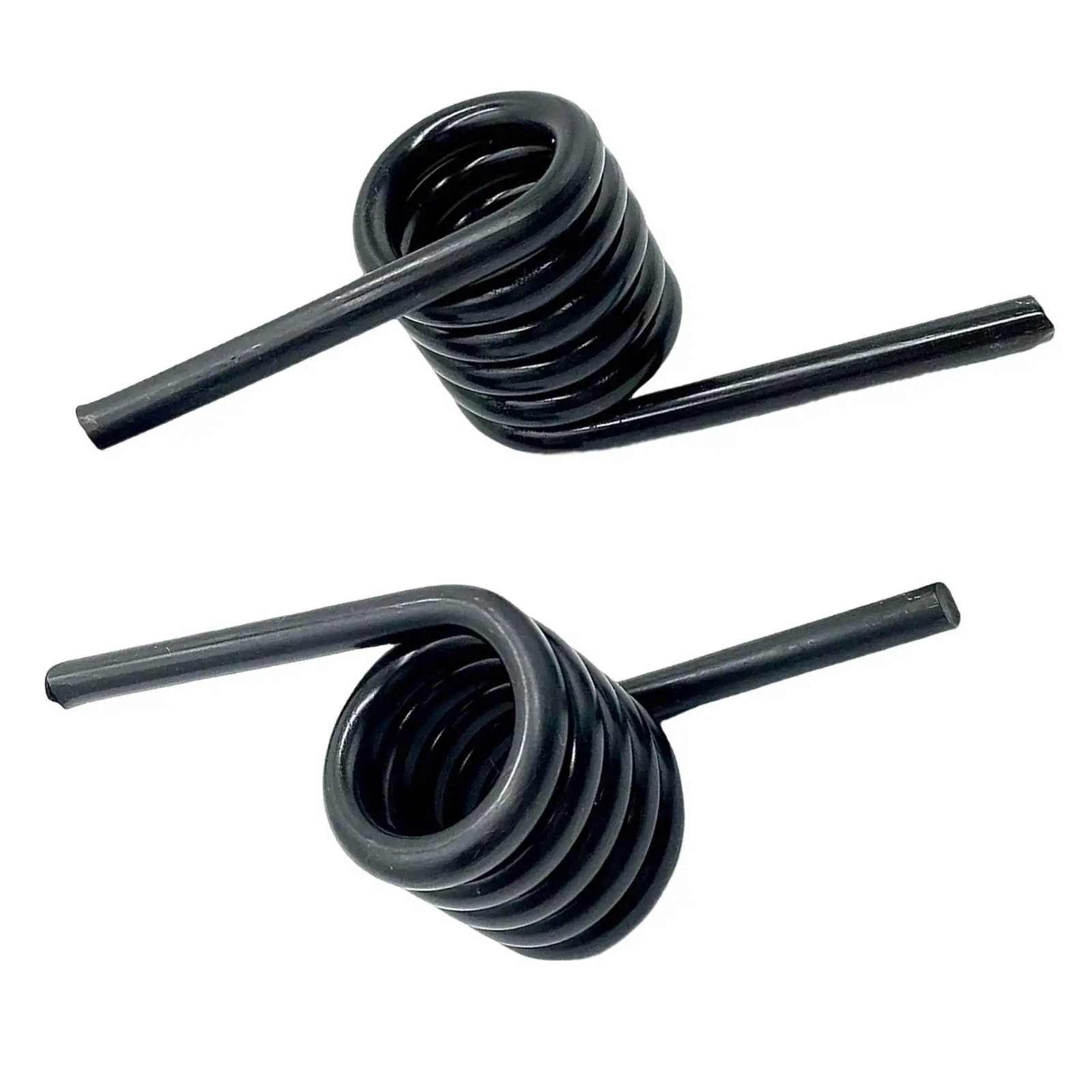 2Pcs Torsion Ramp Spring 3034278 Left & Right Hand Black Replacement Part High Strength for Trailer Ramps Durable Professional