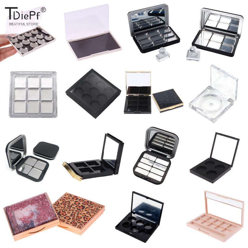 Best of 1PCS Empty Eyeshadow Dish Makeup Palette With Mirror For Concealer Lipstick Blush Loose Powder Storage Box Empty Eyeshadow Case Reviews & Tips