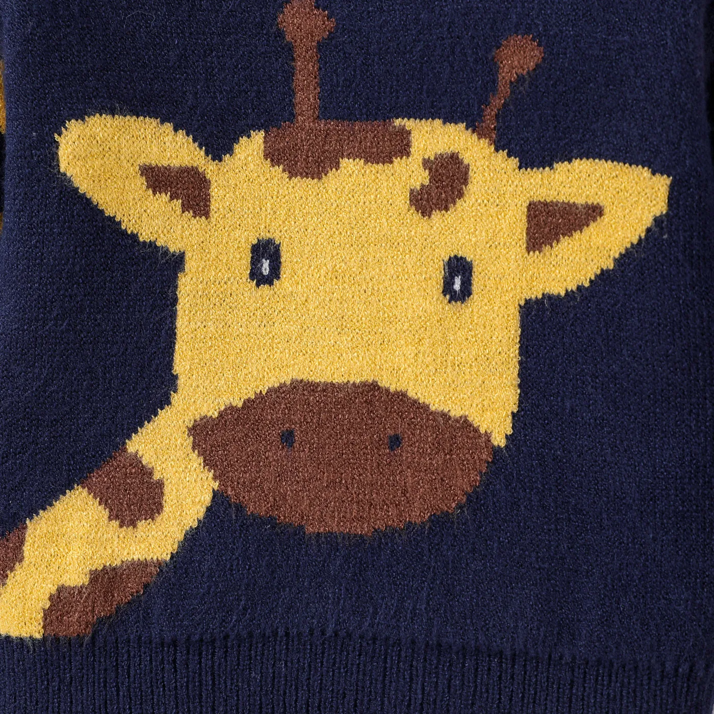 Title 3, PatPat Langarm-Pullover mit Giraffen-Stickerei ...