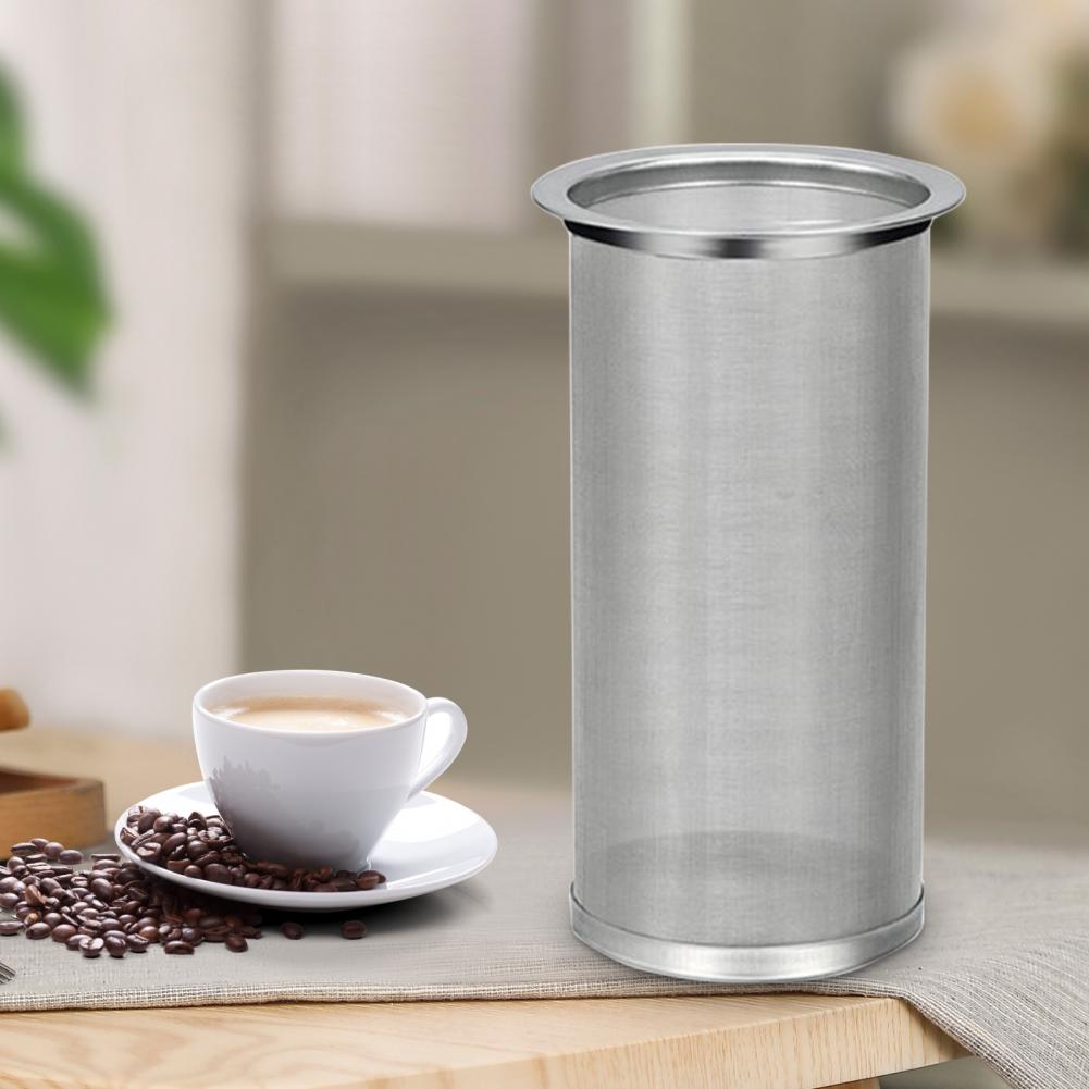 Description Picture 5 of item1pc Stainless Steel Coffee Filter Cone Mesh Tea Strainer Practical Heat-resistant Coffee Strainer Cold Brew Coffee Infuser