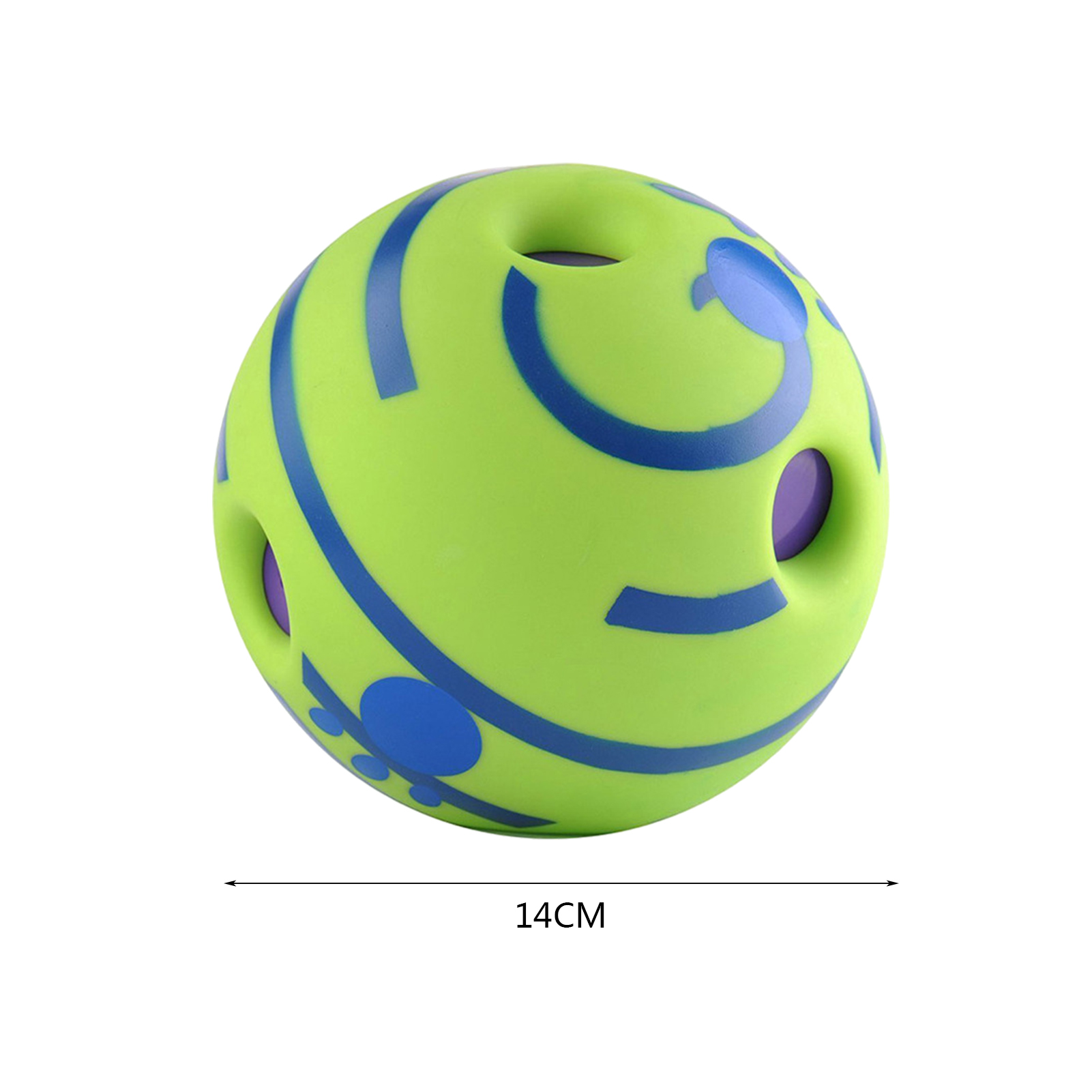 Wobble Wag Giggle Ball,interactive Dog Toy,fun Giggle Sounds Dog Play Ball  Training Sport Pet Toys