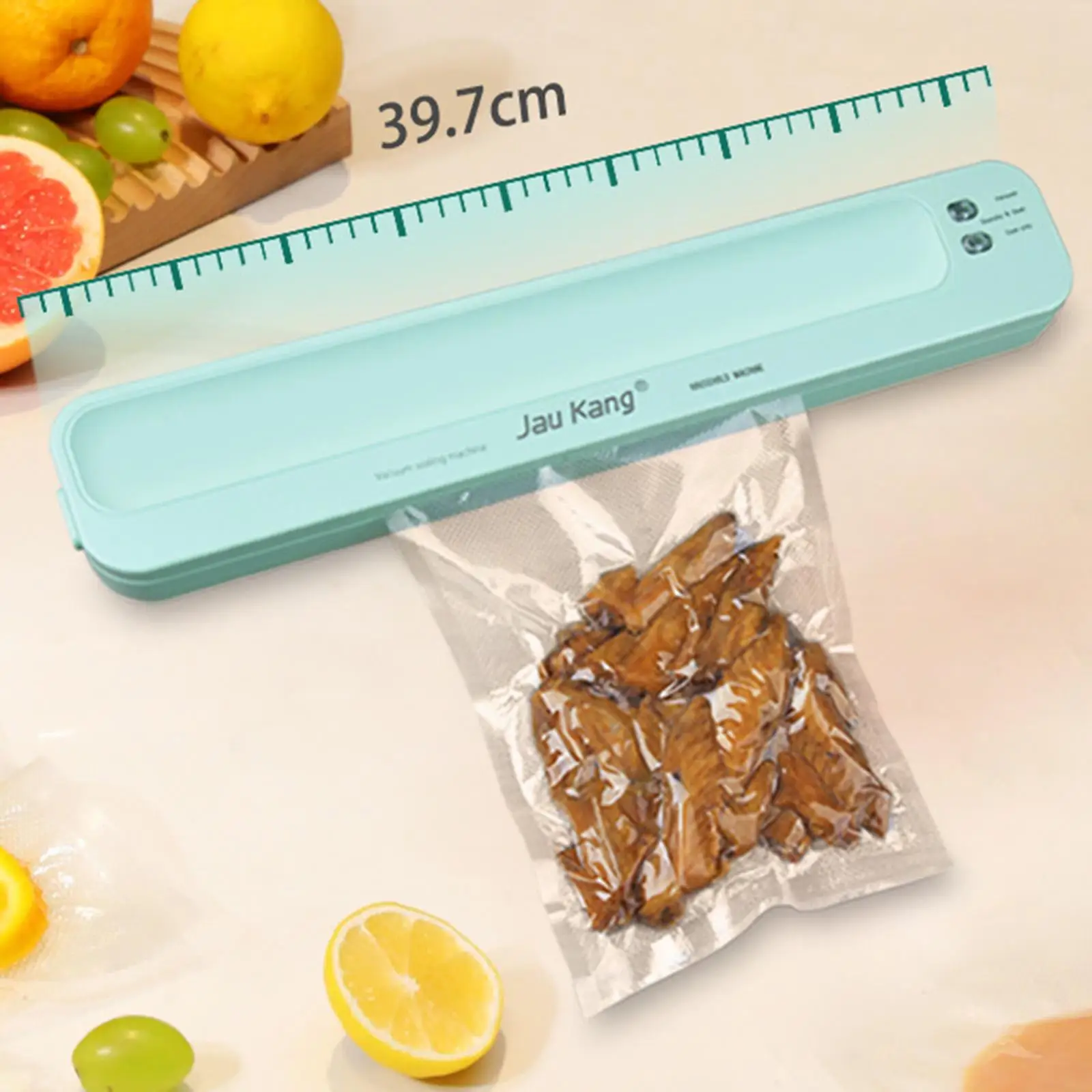 Compact Vacuum Packaging Sealer Food Vacuum Sealer with 10 Bags for Vegetables Bread