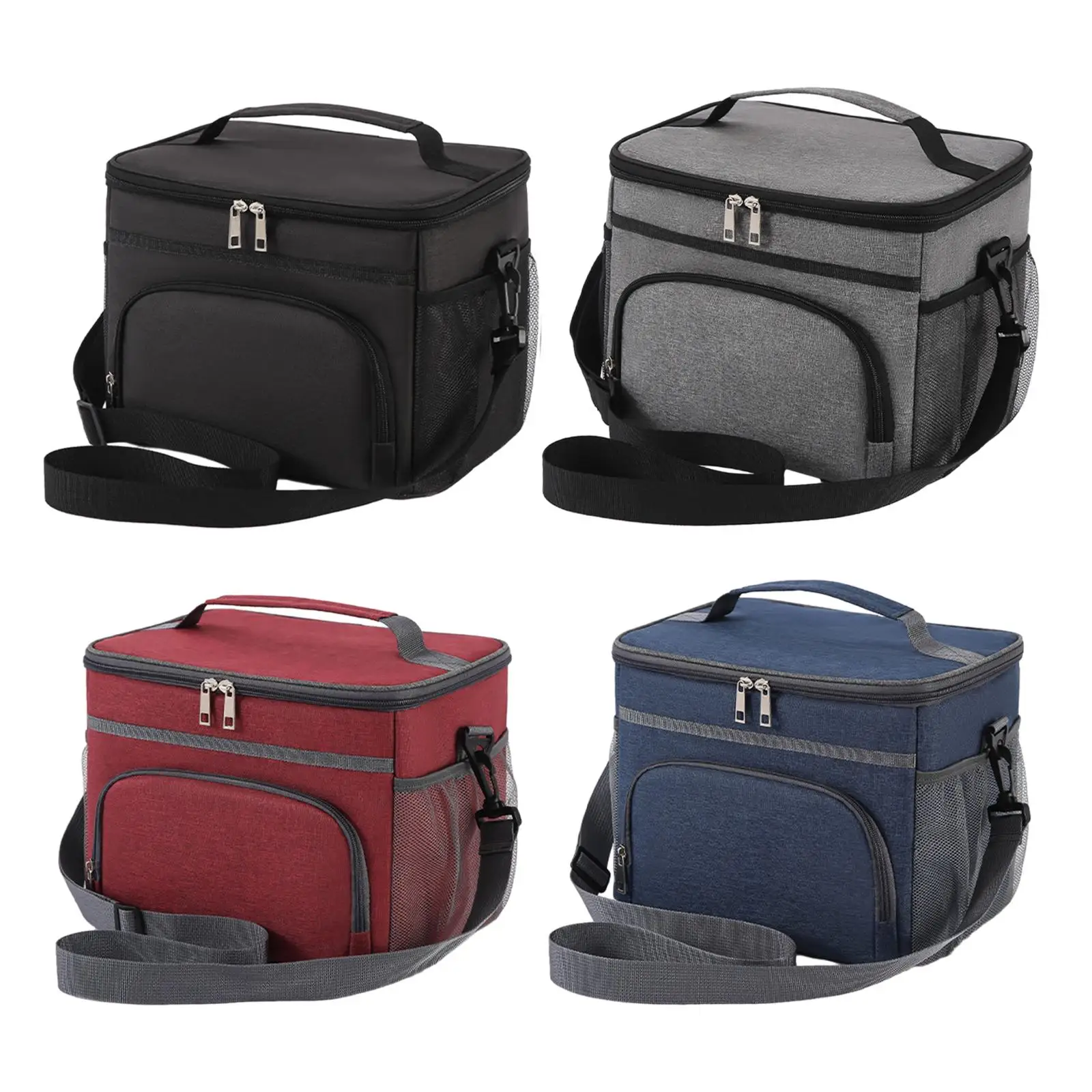Portable Lunchbox Leakproof with Adjustable Shoulder Strap Tote Bag Organizer for Picnic Office Work Women Men Adults