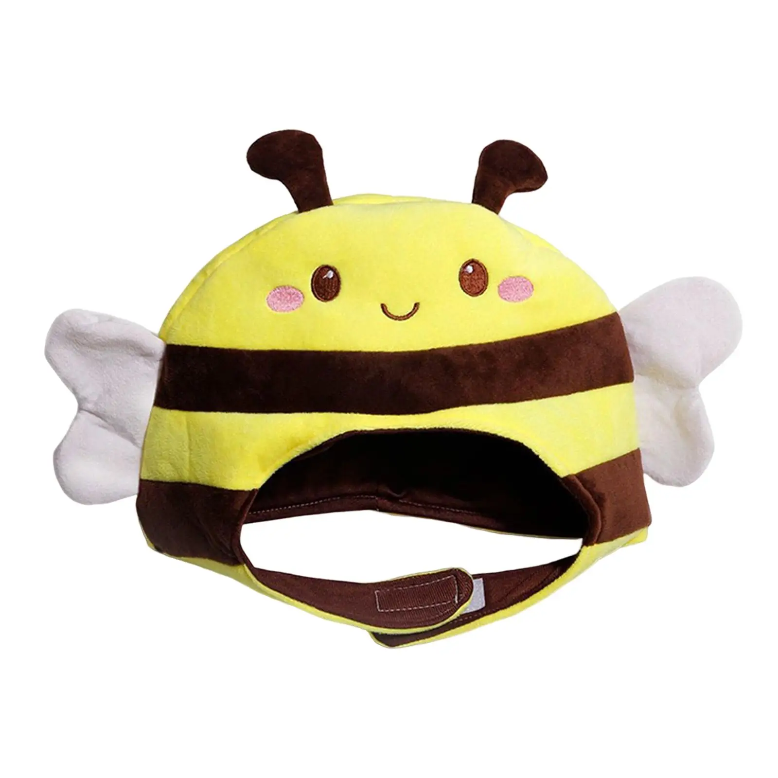 Funny Adults Headwear Photo Props Apparel Accessories Bee Animal Plush Hat for Easter Stage Performance Party Role Play Cosplay