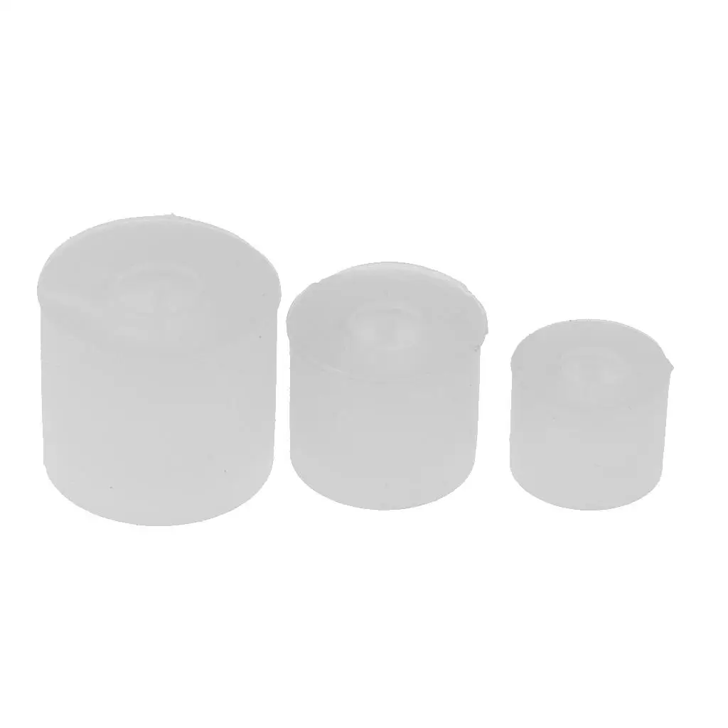 3 Pieces Assorted Size Sphere Silicone Pendant  Making Crafts