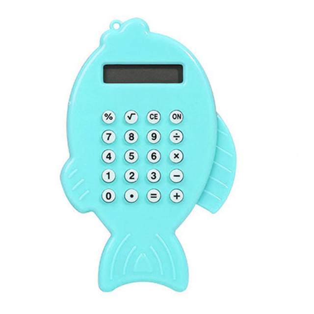 Small Calculator Plastic Pocket Calculator Clear Number Cute Shape