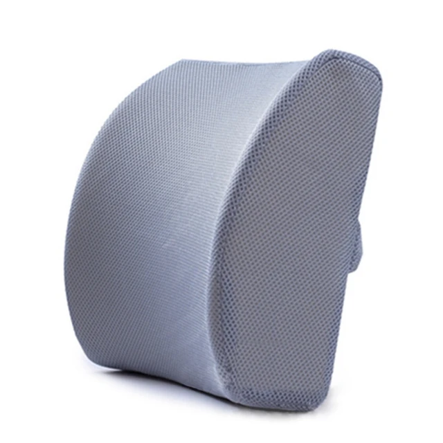 TheComfortZone Lumbar Support Pillow for Office & Gaming Chair Car Lumbar Pillow Ergonomic Back Support Memory Foam Cushion with Adjustable Straps