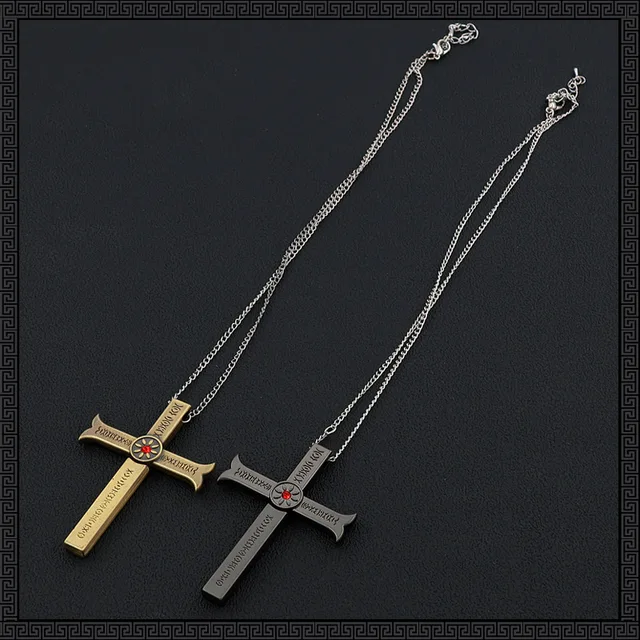 Cos-me One Piece Dracula Mihawk Hawkeye Sword Necklace Pendant Cosplay