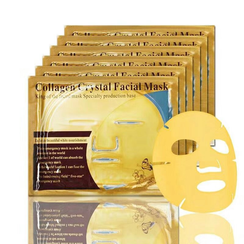 Best of 10pcs Crystal Collagen Gold Face Masks Beauty Skin Care Big Mask Anti-aging Hydrating Moisturizing Facial Mask For Face Care Reviews & Tips