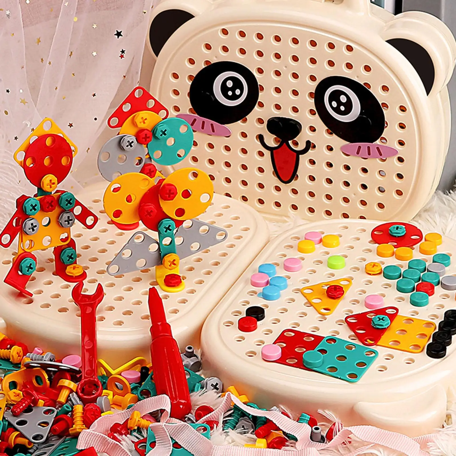Screw Toys Screw Disassembly Toy Basic Skills for Children Birthday Gifts