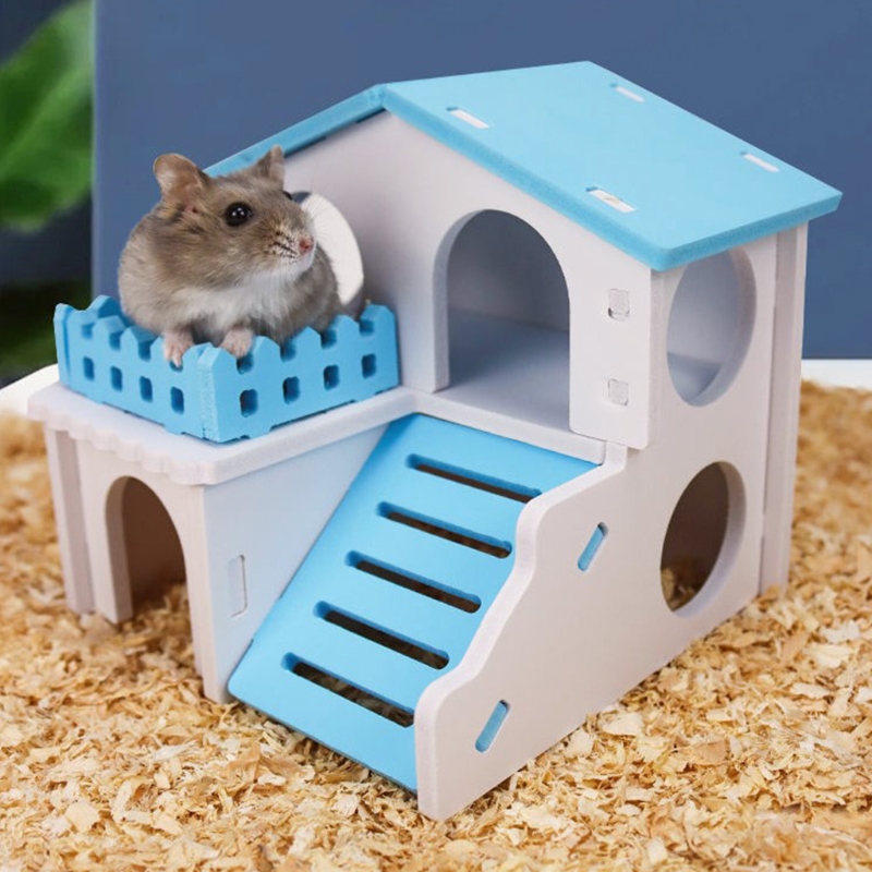 Title 4, Maison en bois pour Hamster P82D, Villa facile ...