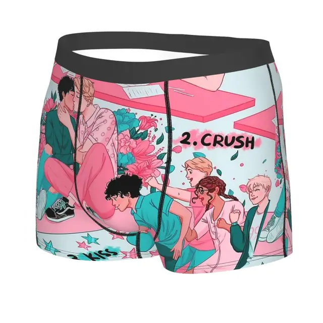 Men Nick Charlie Heartstopper Boxer Shorts Panties Breathable Underwear  Romance Lgbt Yaoi Boy Love Male Hot S-xxl Underpants - Boxers - AliExpress