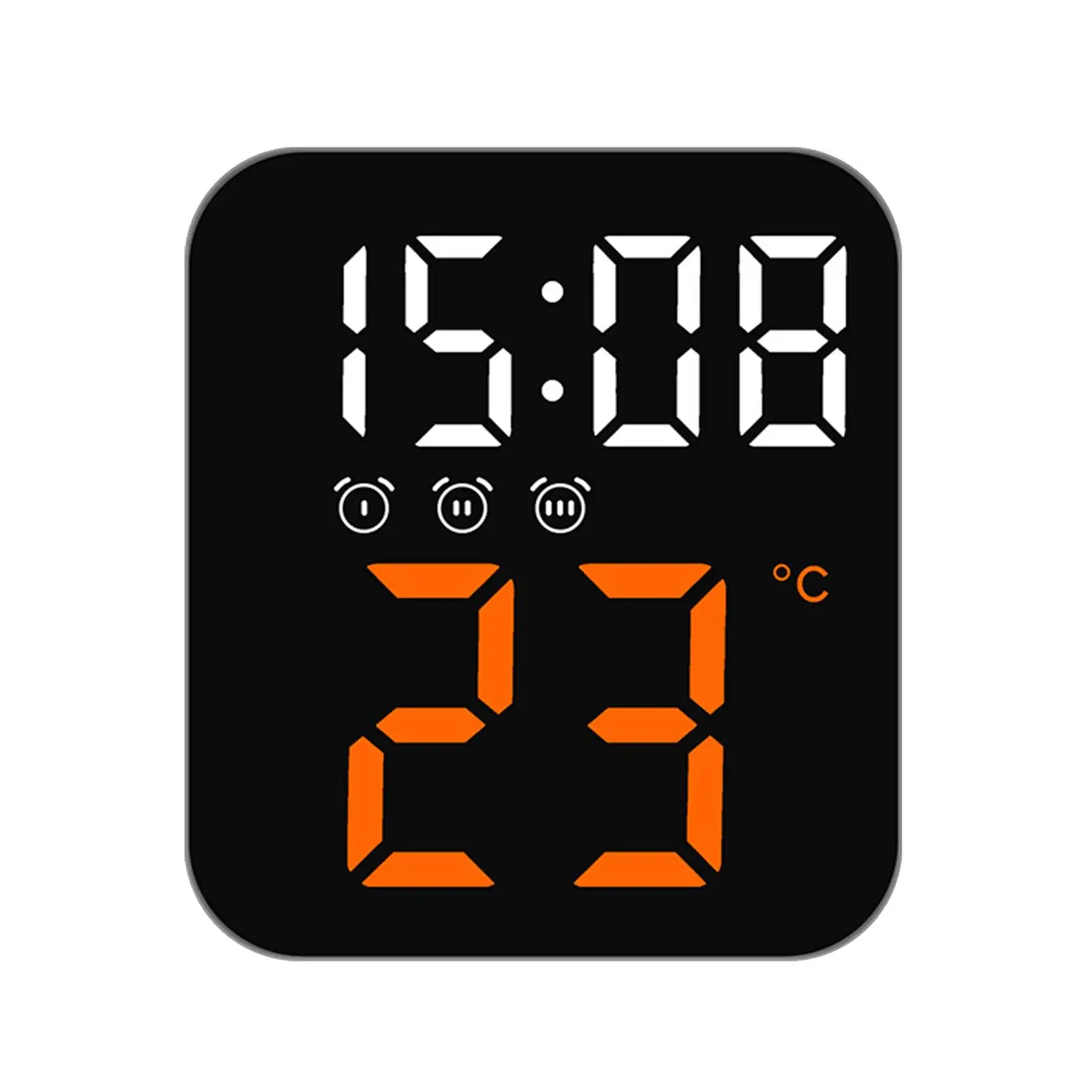 Digital Alarm Clock Bedroom Electronic Desktop Clock for Living Room Office