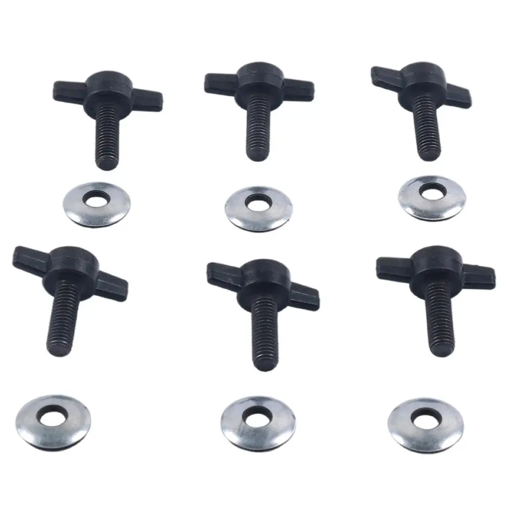 6Pcs Hard Top Fasteners and Washer Set  to Install Easy  Replacement High Performance