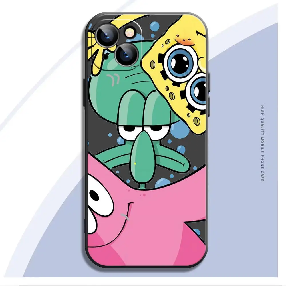 phone cases for iphone 11 SpongeBob SquarePants Phone Case For iPhone 12 Pro Max 13 11 12 Max Pro Mini 7 7P Xr X Xs 8 Plus 6 6s SE 2020 Rgb5 Cool Ultra iphone 11 case with card holder
